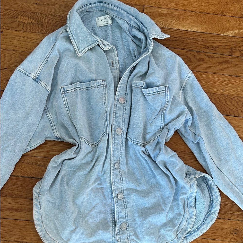 Z Supply Light Blue Jean Jacket